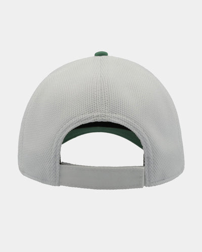 Diamond Pride Premium Contrast Strapback Cap, weiss-dunkelgrün-DIAMOND PRIDE
