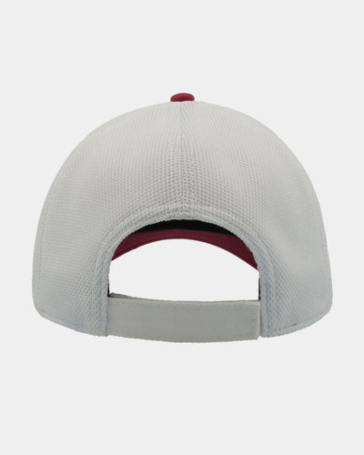 Diamond Pride Premium Contrast Strapback Cap, weiss-weinrot-DIAMOND PRIDE