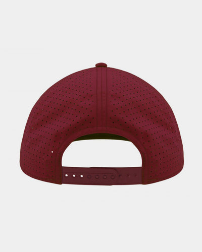 Diamond Pride Premium Light Curved Snapback Cap, maroon rot-DIAMOND PRIDE