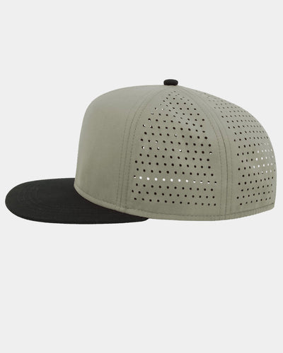 Diamond Pride Premium Light Snapback Cap, hellgrau-schwarz-DIAMOND PRIDE