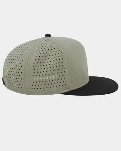 Diamond Pride Premium Light Snapback Cap, hellgrau-schwarz-DIAMOND PRIDE