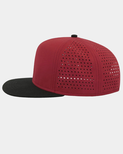 Diamond Pride Premium Light Snapback Cap, rot-schwarz-DIAMOND PRIDE