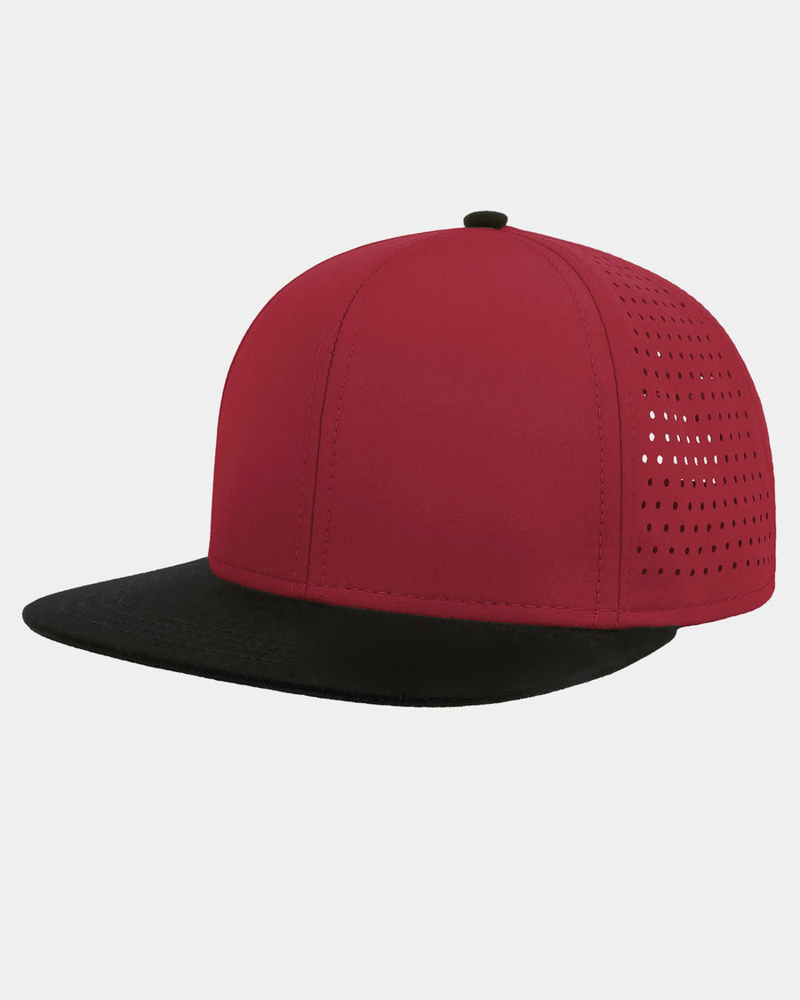 Diamond Pride Premium Light Snapback Cap, rot-schwarz-DIAMOND PRIDE