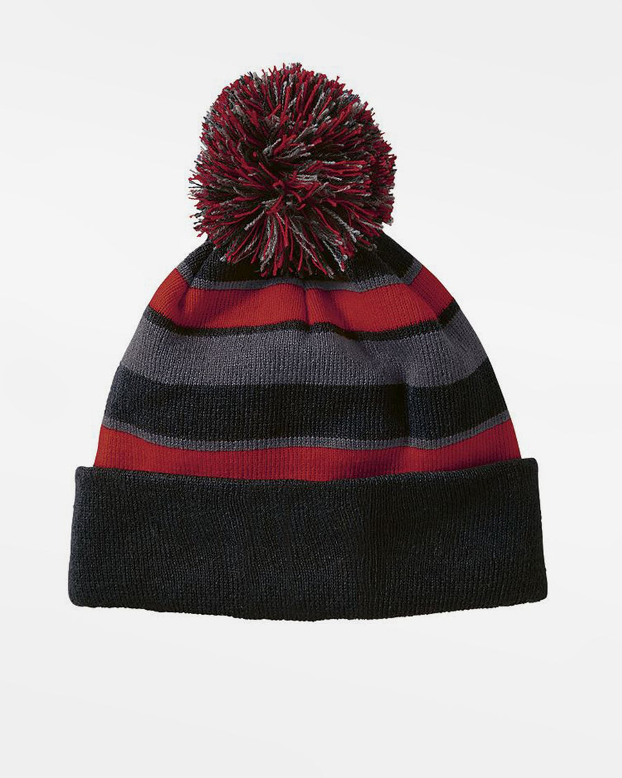 Holloway PomPom-Beanie, schwarz-rot-grau-DIAMOND PRIDE