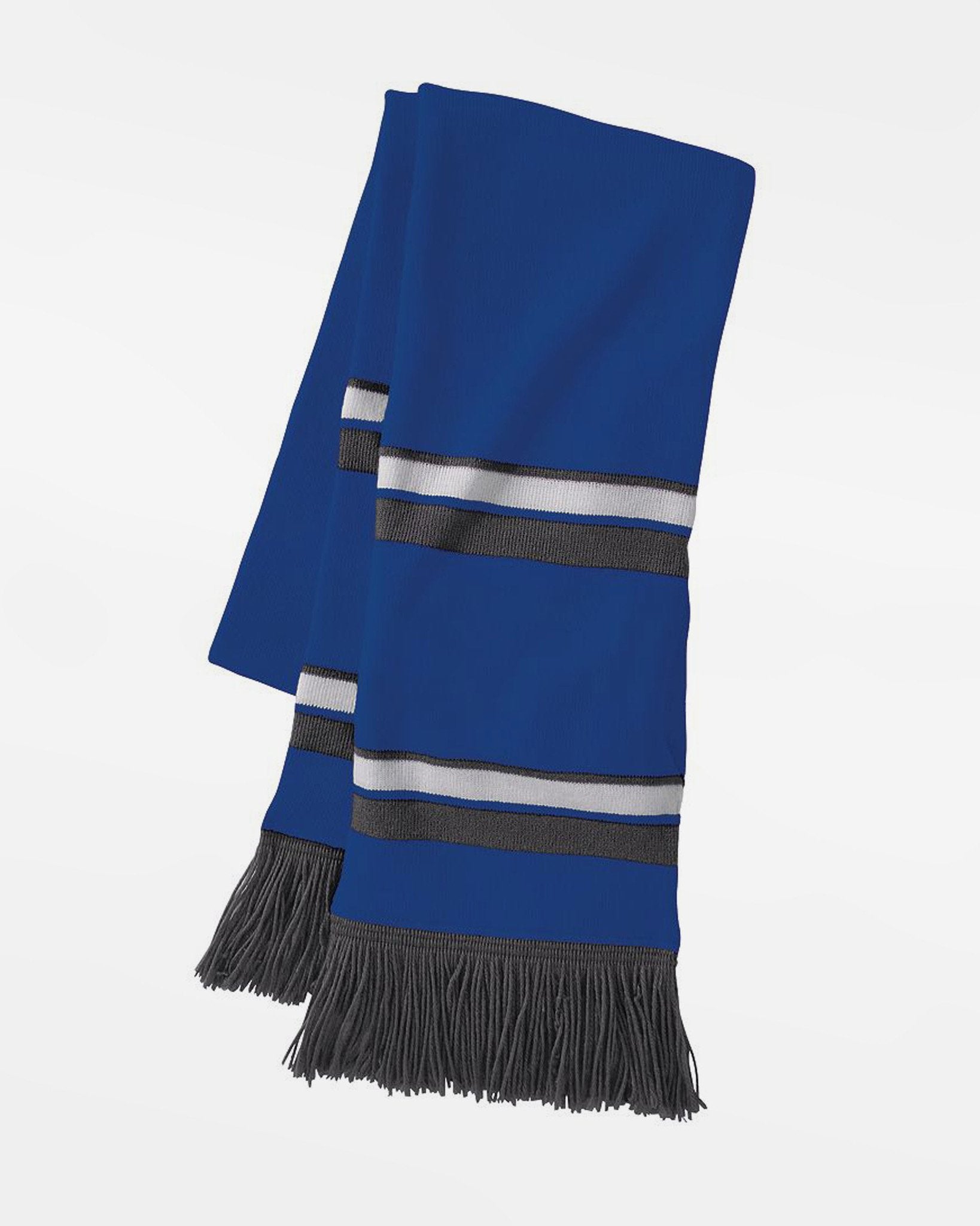 Holloway Streifen-Schal, royal blau-weiss-grau-DIAMOND PRIDE