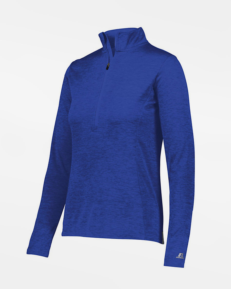 Russell Athletic Dri-Power Ladies Lightweight 1/4-Zip Pullover, heather royal blau-DIAMOND PRIDE