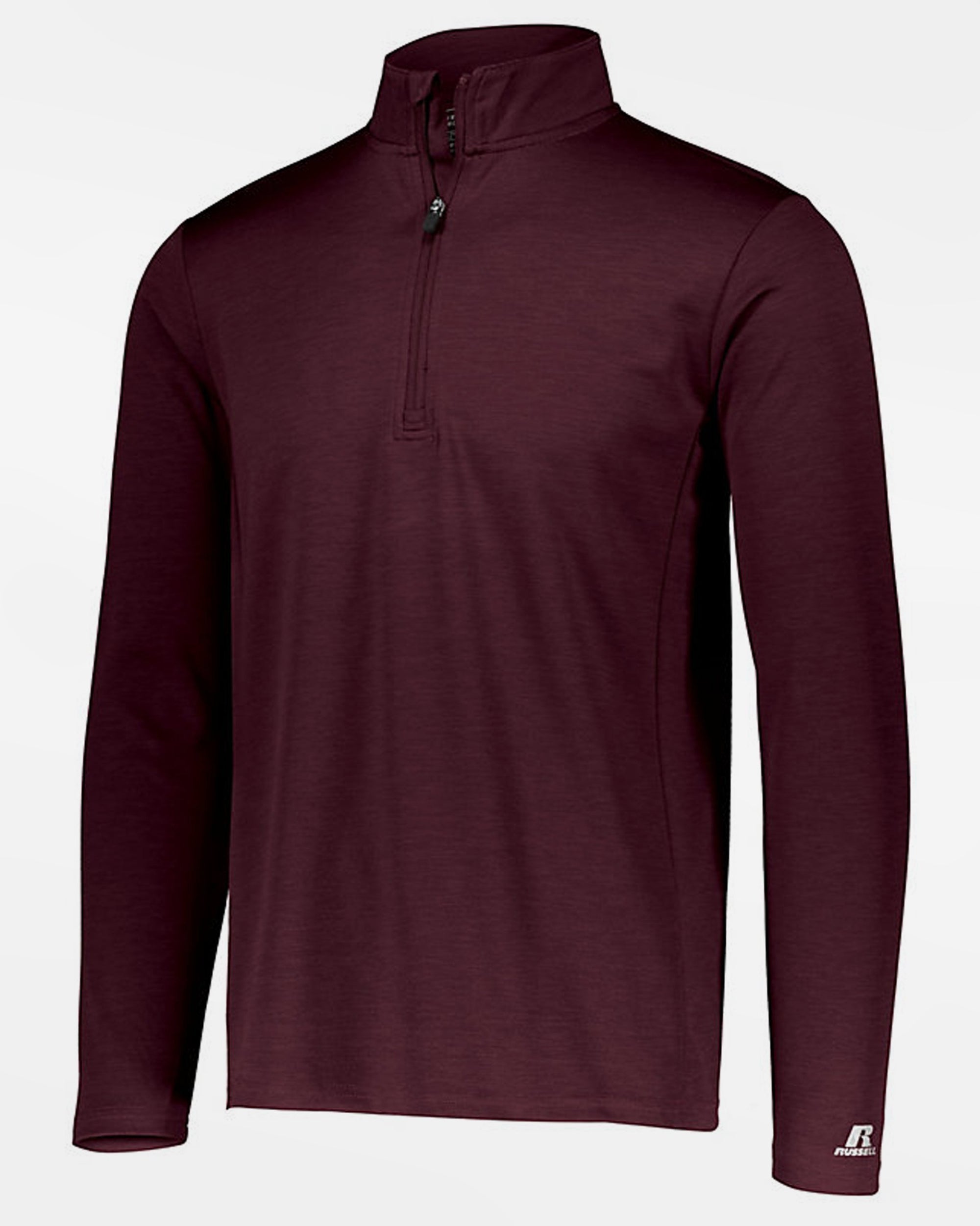 Russell Athletic Dri-Power Lightweight 1/4-Zip Pullover, heather maroon rot-DIAMOND PRIDE