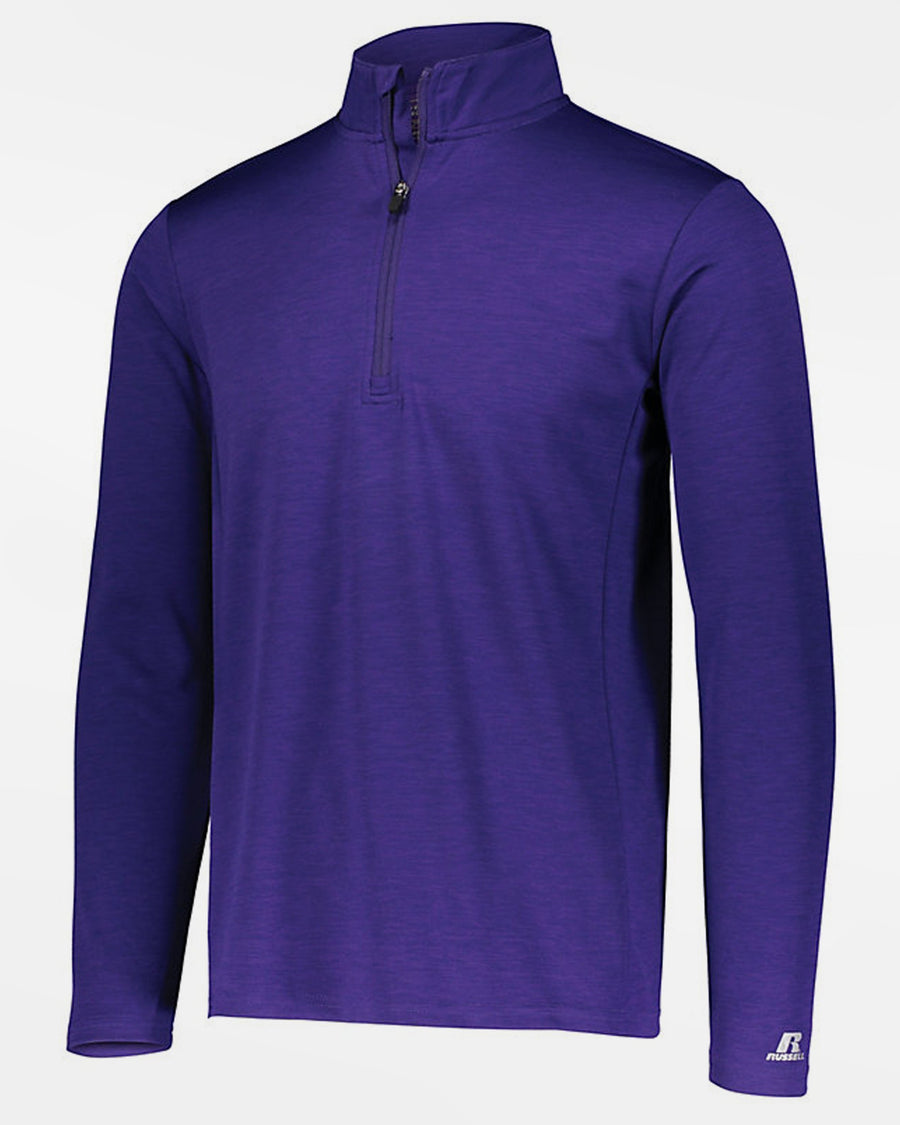 Russell Athletic Dri-Power Lightweight 1/4-Zip Pullover, heather purple-DIAMOND PRIDE