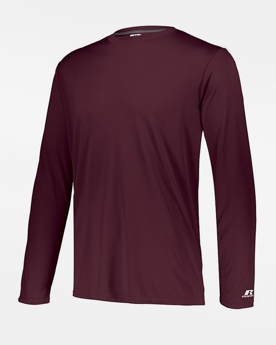 Russell Athletic Stretch-Performance Longsleeve Shirt, maroon rot-DIAMOND PRIDE