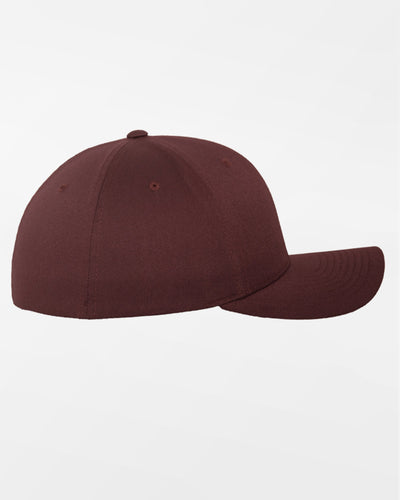 Yupoong Flexfit Combed Wool Cap, maroon rot-DIAMOND PRIDE