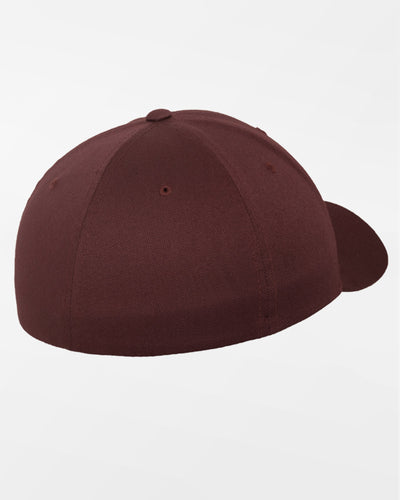 Yupoong Flexfit Combed Wool Cap, maroon rot-DIAMOND PRIDE