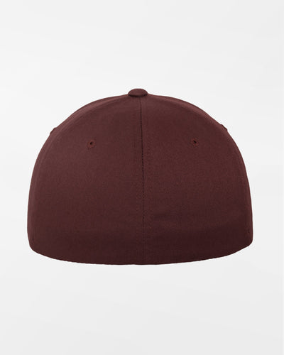 Yupoong Flexfit Combed Wool Cap, maroon rot-DIAMOND PRIDE