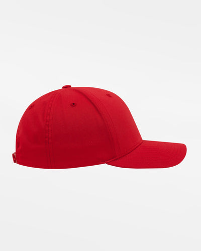 Yupoong Flexfit Curved Classic Snapback Cap, rot-DIAMOND PRIDE