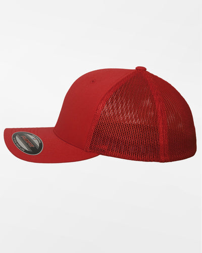 Yupoong Flexfit Mesh Trucker Cap, rot-DIAMOND PRIDE