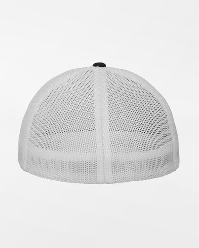 Yupoong Flexfit Mesh Trucker Cap, weiss-schwarz-DIAMOND PRIDE