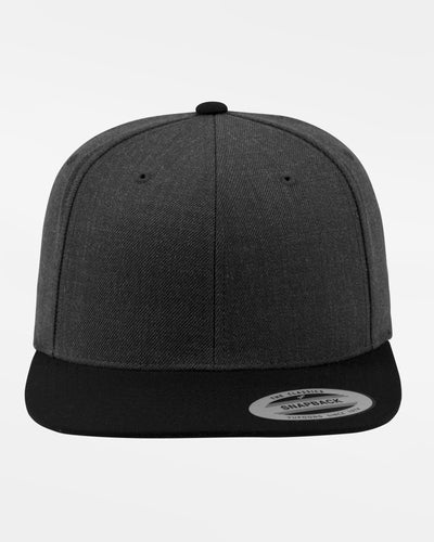 Yupoong Snapback Cap 2-Tone, heather dunkelgrau-schwarz-DIAMOND PRIDE