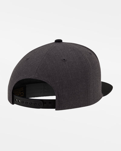 Yupoong Snapback Cap 2-Tone, heather dunkelgrau-schwarz-DIAMOND PRIDE