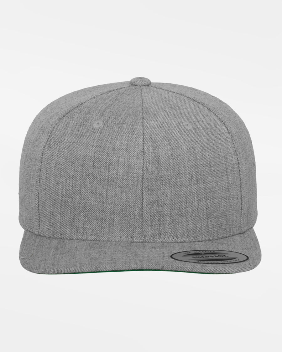 Yupoong Snapback Cap, heather grau-DIAMOND PRIDE