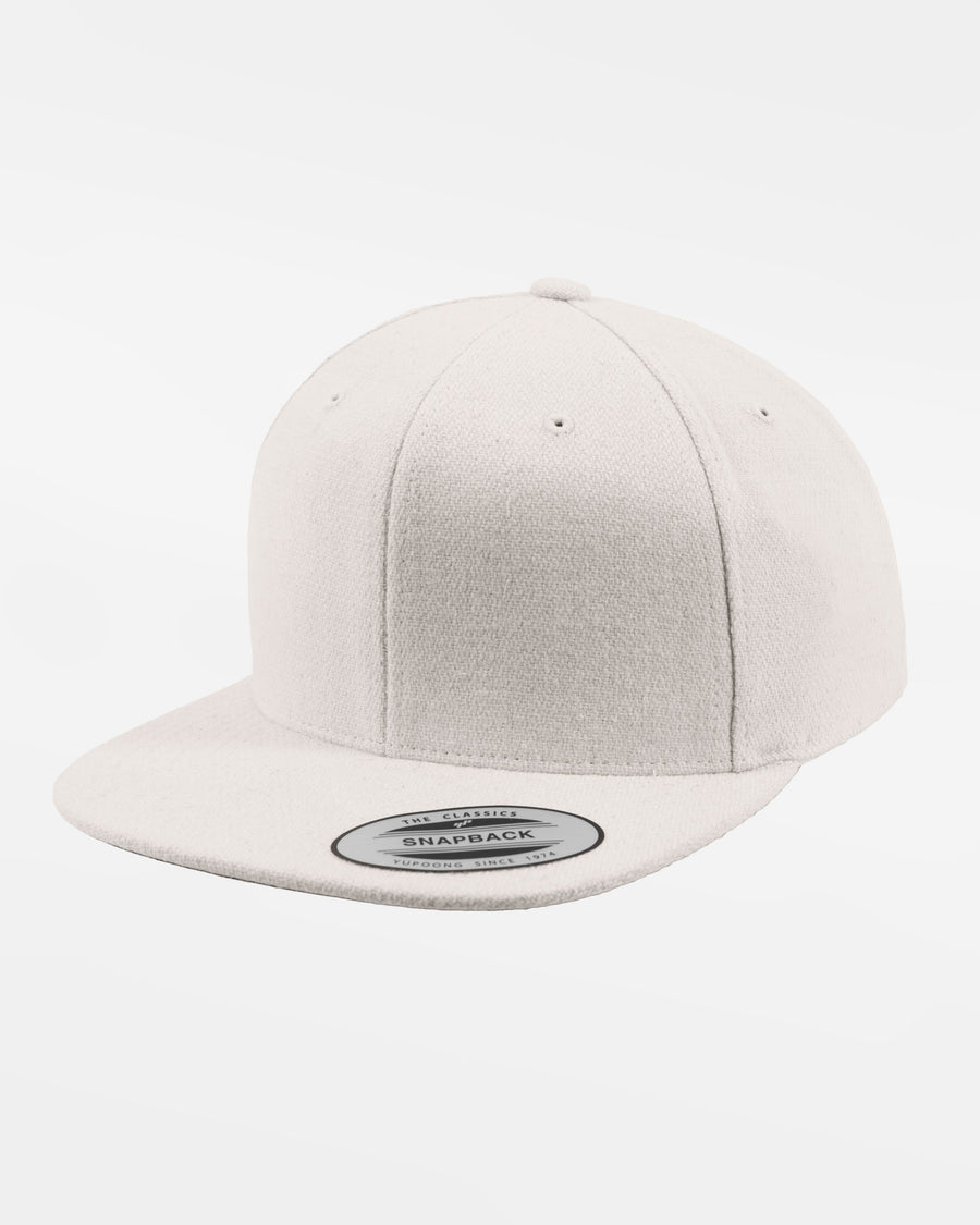 Yupoong Snapback Cap, Melton Wool, off white-DIAMOND PRIDE