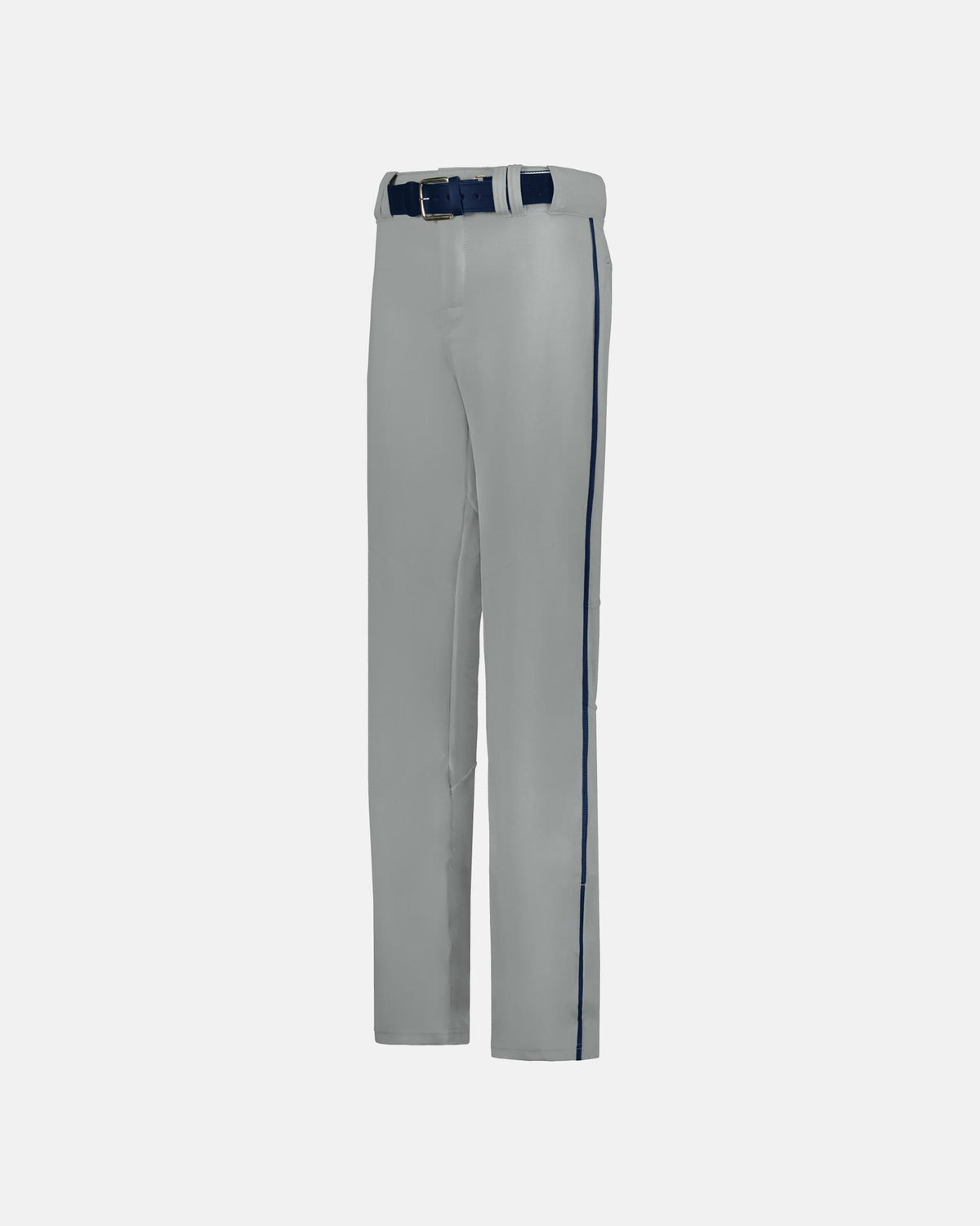 Alleson Crush Kids Piped Baseball Pant "Open Bottom", Dunkelgrau/Navy Blau