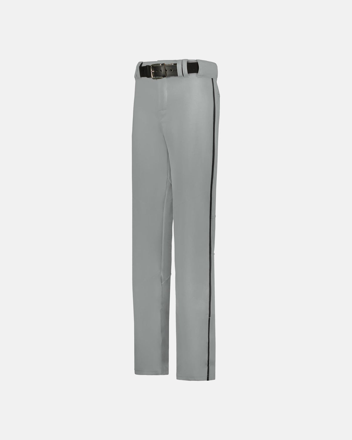 Alleson Crush Kids Piped Baseball Pant "Open Bottom", Dunkelgrau/Schwarz