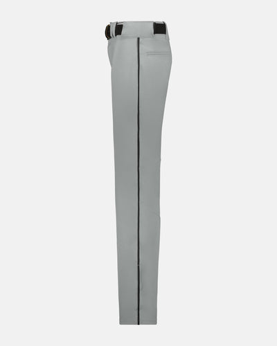 Alleson Crush Piped Baseball Pant "Open Bottom", Dunkelgrau/Schwarz-DIAMOND PRIDE