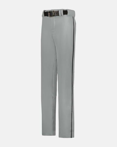 Alleson Crush Piped Baseball Pant "Open Bottom", Dunkelgrau/Schwarz-DIAMOND PRIDE