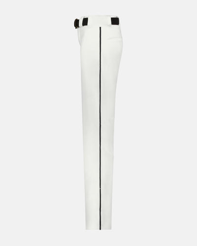 Alleson Crush Piped Baseball Pant "Open Bottom", Weiss/Schwarz-DIAMOND PRIDE