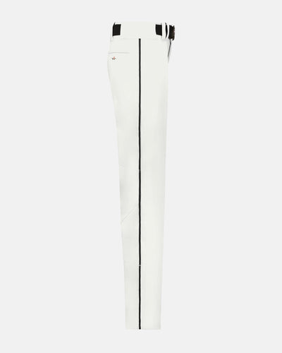 Alleson Crush Piped Baseball Pant "Open Bottom", Weiss/Schwarz-DIAMOND PRIDE