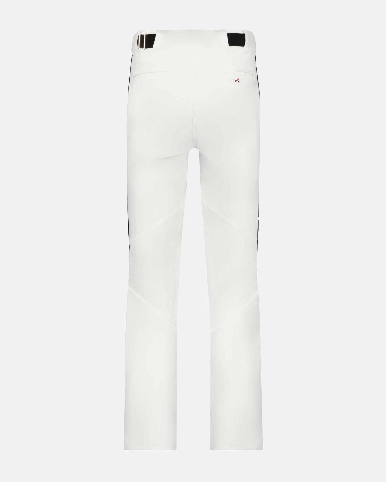 Alleson Crush Piped Baseball Pant "Open Bottom", Weiss/Schwarz-DIAMOND PRIDE