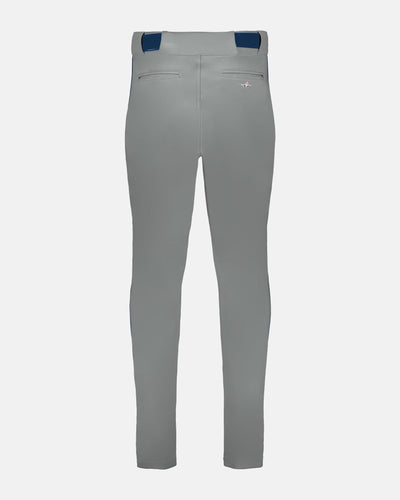 Alleson Crush Tapered Piped Baseball Pant, Dunkelgrau/Navy Blau-DIAMOND PRIDE
