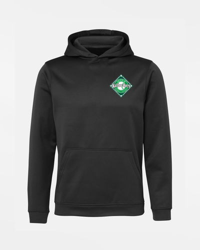 Diamond Pride Kids Basic Functional Hoodie "Leipzig Wallbreakers", Crest & Primary Logo, schwarz