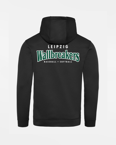 Diamond Pride Kids Basic Functional Hoodie "Leipzig Wallbreakers", Crest & Primary Logo, schwarz