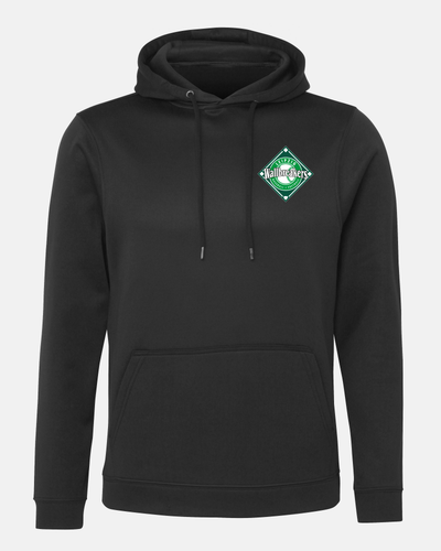 Diamond Pride Basic Functional Hoodie "Leipzig Wallbreakers", Crest & Primary Logo, schwarz