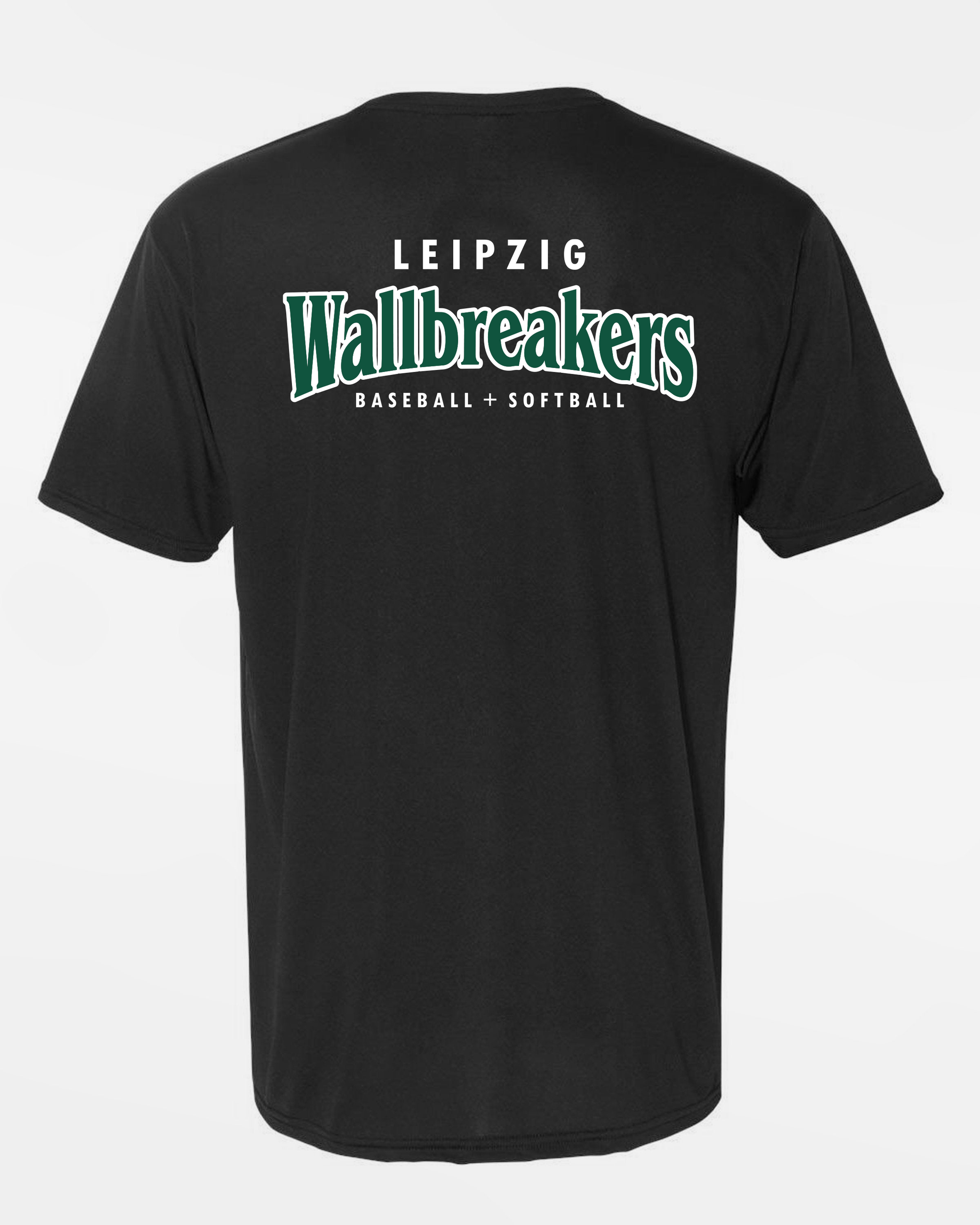 Diamond Pride Premium Functional T-Shirt 2.0 "Leipzig Wallbreakers", Crest & Primary Logo, schwarz