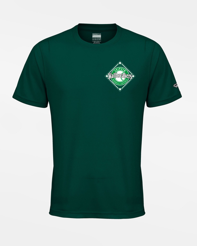 Diamond Pride Kids Basic Functional T-Shirt "Leipzig Wallbreakers", Crest & Primary Logo, dunkelgrün