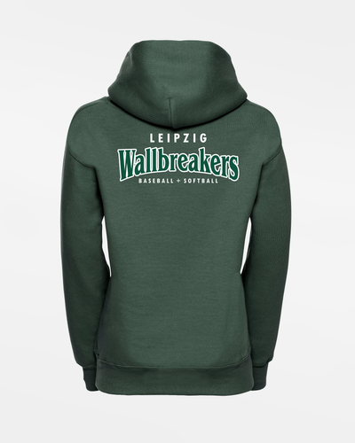 Russell Kids Basic Hoodie "Leipzig Wallbreakers", Crest & Primary Logo, dunkelgrün