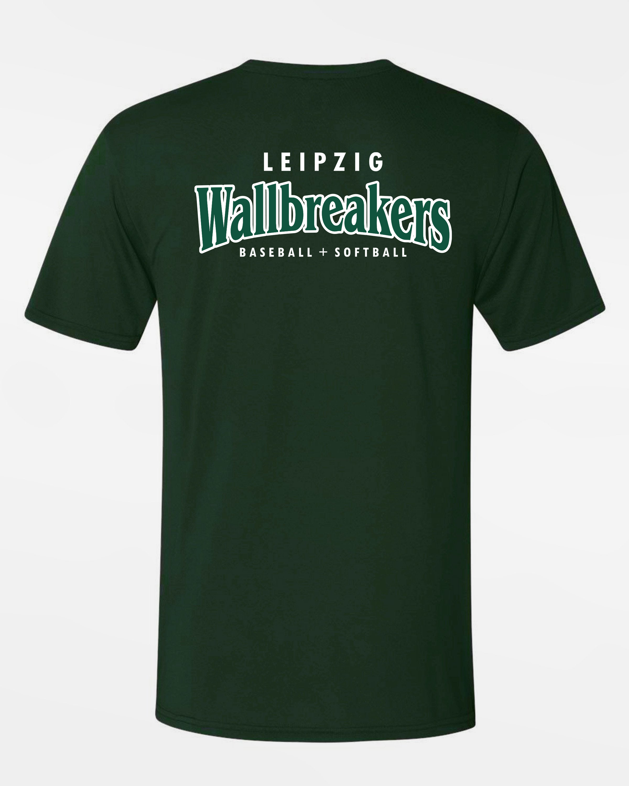 Diamond Pride Premium Functional T-Shirt 2.0 "Leipzig Wallbreakers", Crest & Primary Logo, dunkelgrün