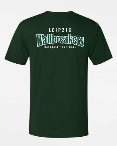 Diamond Pride Premium Functional T-Shirt 2.0 "Leipzig Wallbreakers", Crest & Primary Logo, dunkelgrün
