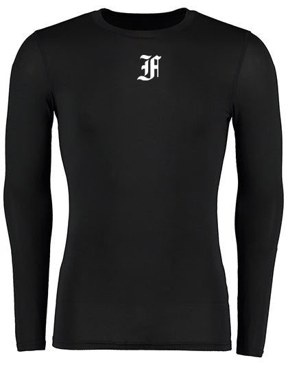 Diamond Pride Basic Compression Longsleeve Shirt "Berlin Flamingos", F, schwarz-DIAMOND PRIDE