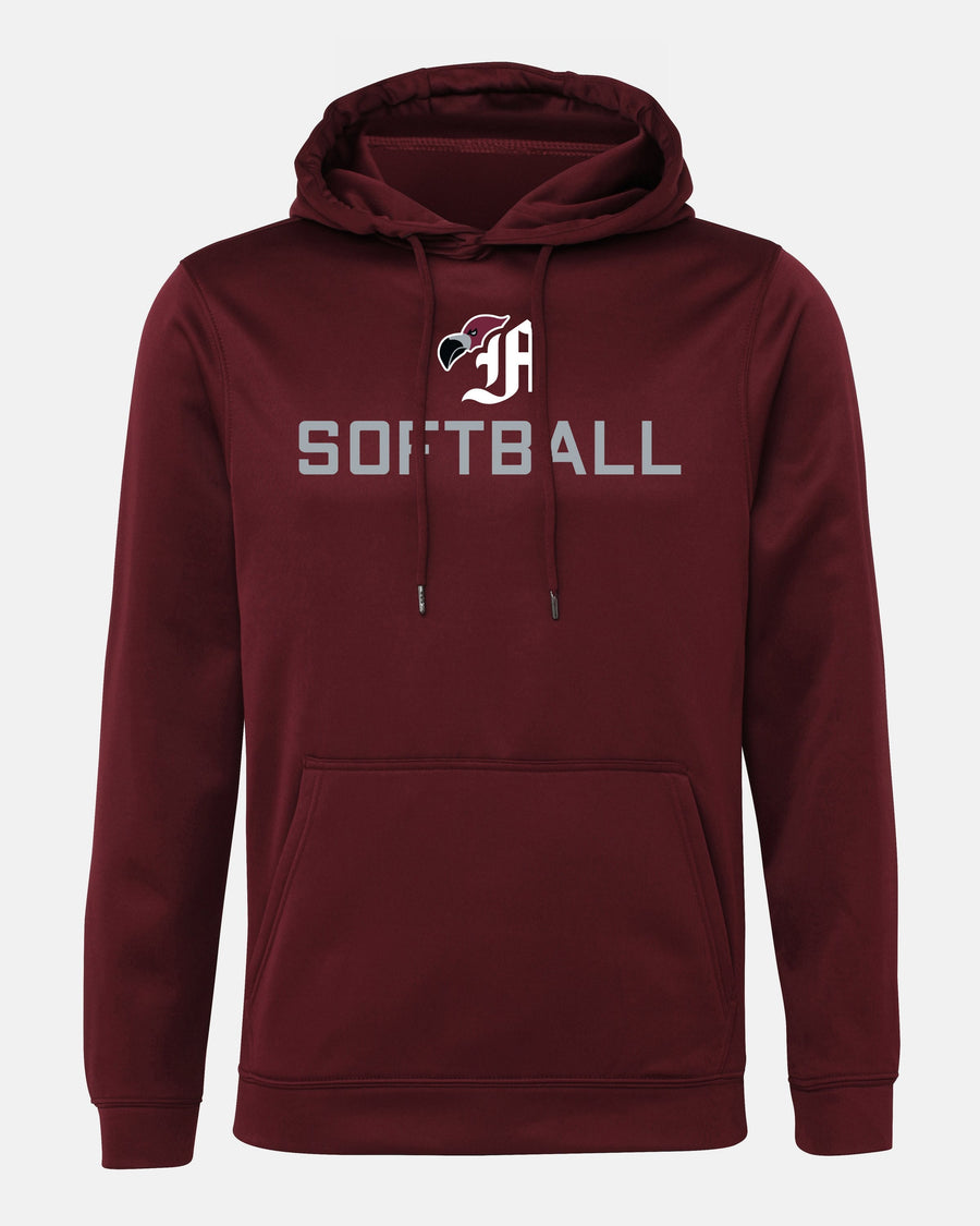 Diamond Pride Basic Functional Hoodie "Berlin Flamingos", Bird & Softball, burgundy-DIAMOND PRIDE