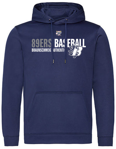 Diamond Pride Basic Functional Hoodie "Braunschweig 89ers", Script, navy blau-DIAMOND PRIDE