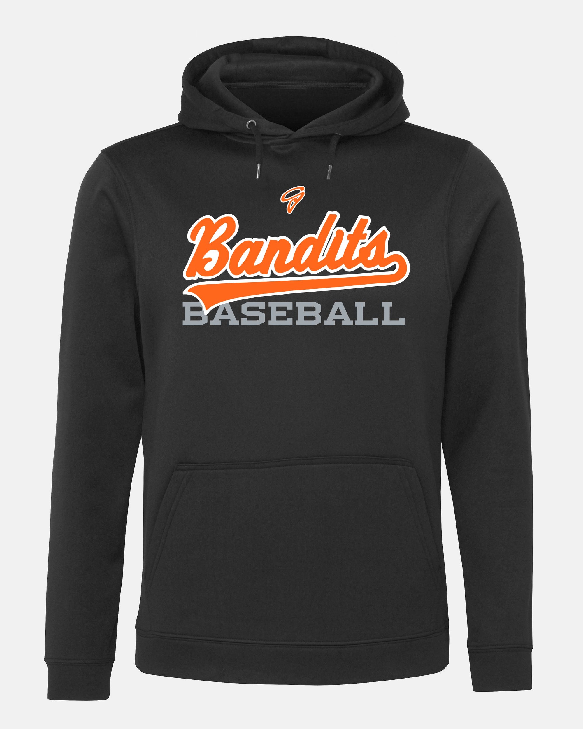 Diamond Pride Basic Functional Hoodie "Gröbenzell Bandits", Baseball, schwarz-DIAMOND PRIDE