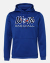 Diamond Pride Basic Functional Hoodie "Laufer Wölfe", Wölfe Baseball, royal blau-DIAMOND PRIDE