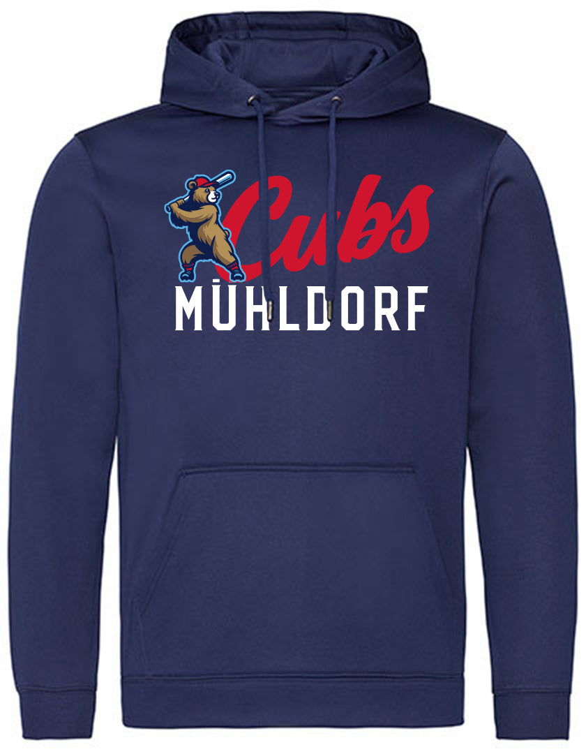 Diamond Pride Basic Functional Hoodie "Mühldorf Cubs", Primary Logo, navy blau-DIAMOND PRIDE