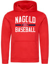 Diamond Pride Basic Functional Hoodie "Nagold Mohawks", Baseball, rot-DIAMOND PRIDE