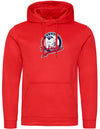 Diamond Pride Basic Functional Hoodie "Nagold Mohawks", Crest, rot-DIAMOND PRIDE