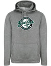 Diamond Pride Basic Functional Hoodie "Niederlamitz Greens", Crest, heather grau-DIAMOND PRIDE