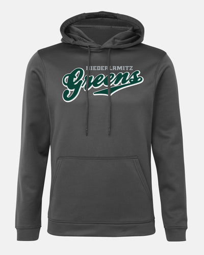 Diamond Pride Basic Functional Hoodie "Niederlamitz Greens", Niederlamitz Greens, dunkelgrau-DIAMOND PRIDE