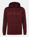 Diamond Pride Basic Functional Hoodie "Tübingen Hawks", H, maroon rot-DIAMOND PRIDE